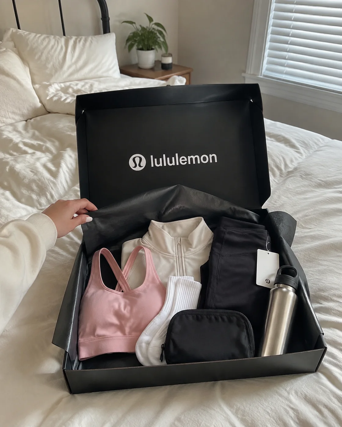 Illustrative campaign image for Lululemon Previous Collection Clearance Box